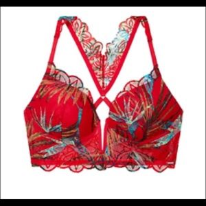 Victoria’s Secret Pink Red Date Push Up Bra -NWOT!